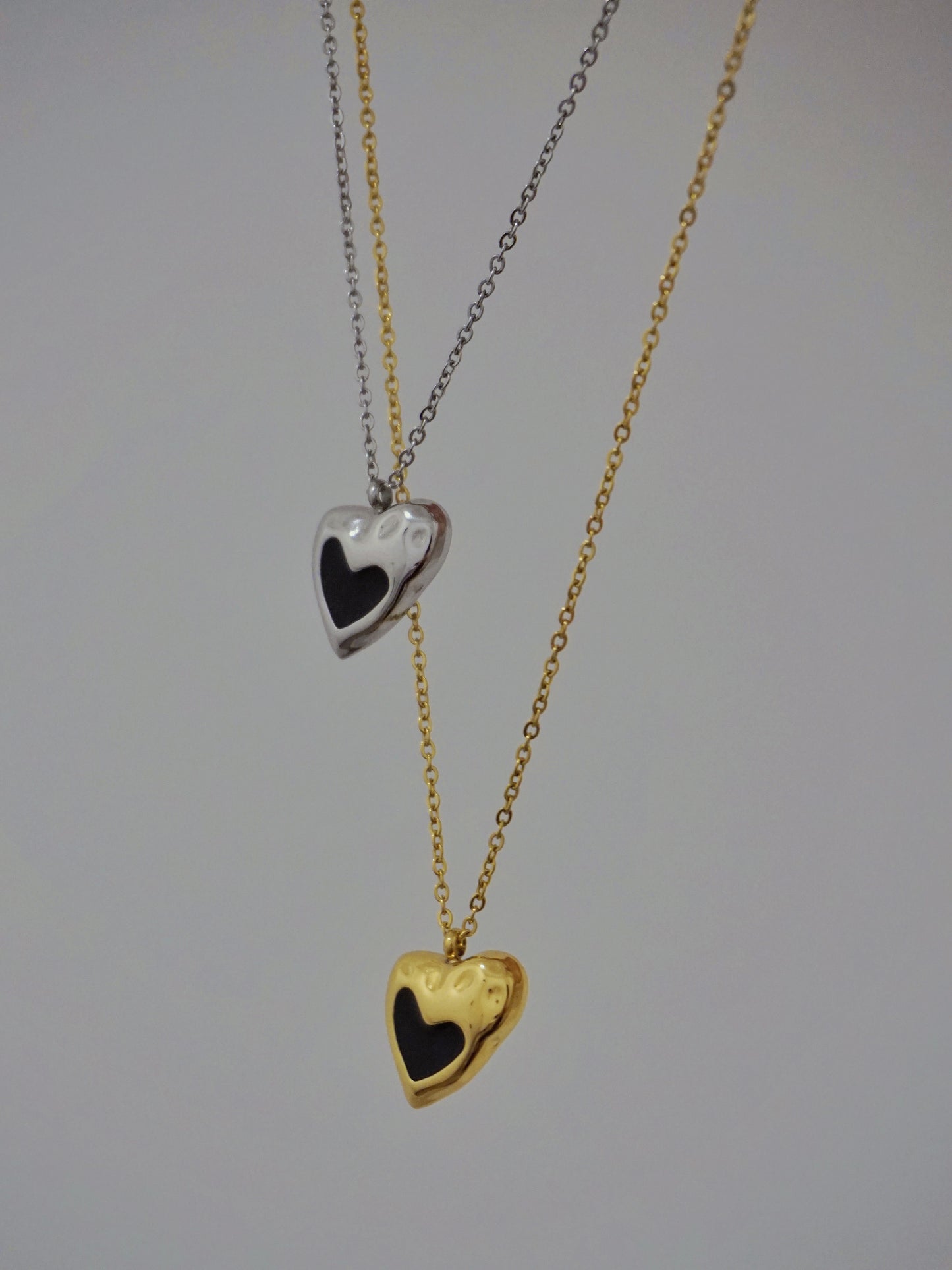 Silver heart necklace for women. Fall jewelry for women. Third Tone Jewelry. minimal jewelry brand