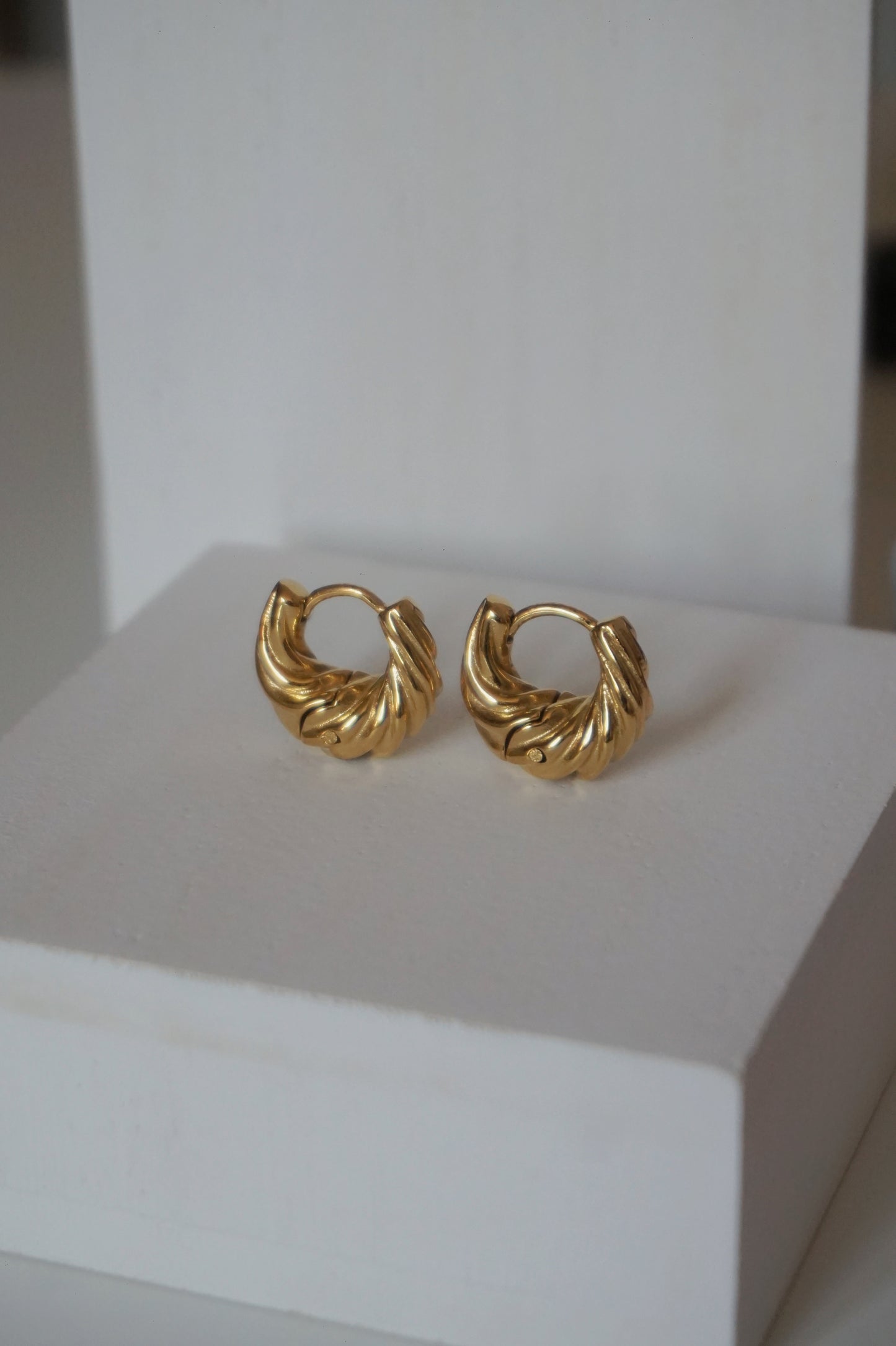 Mini Croissant Earrings