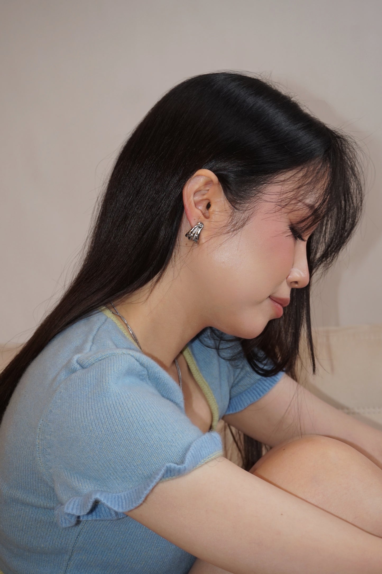 Nova Earrings in Silver