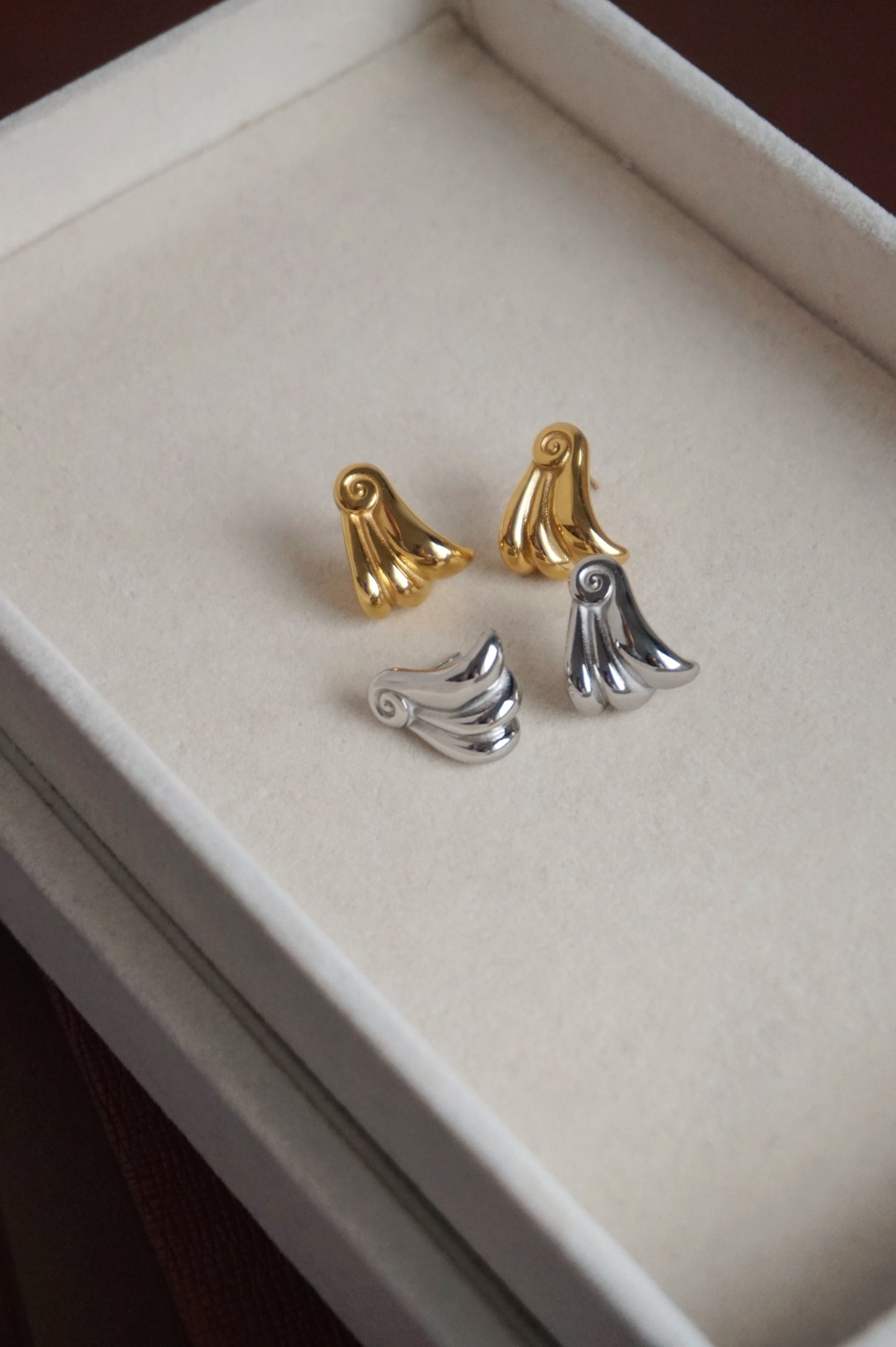 Nova Earrings in Silver
