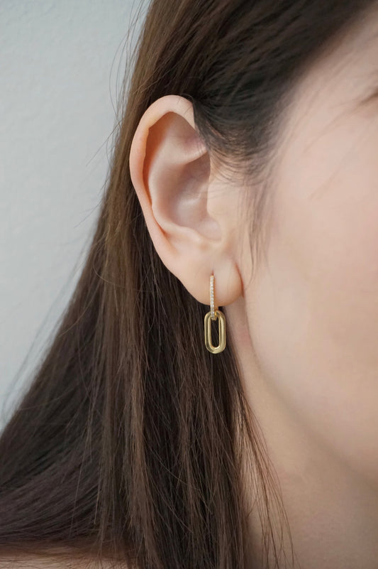 The Dainty Hoops in Gold Vermeil