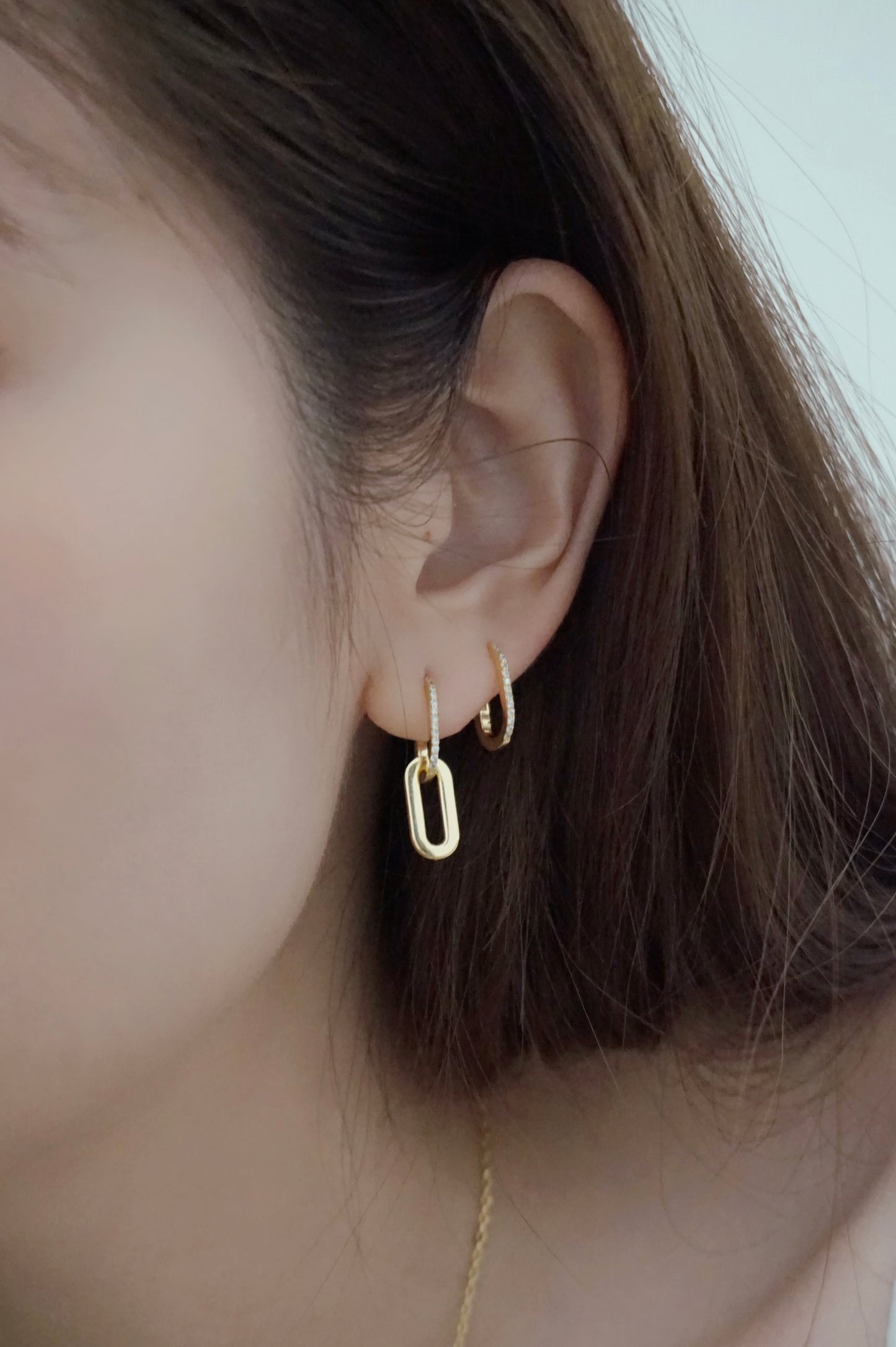 The Dainty Hoops in Gold Vermeil