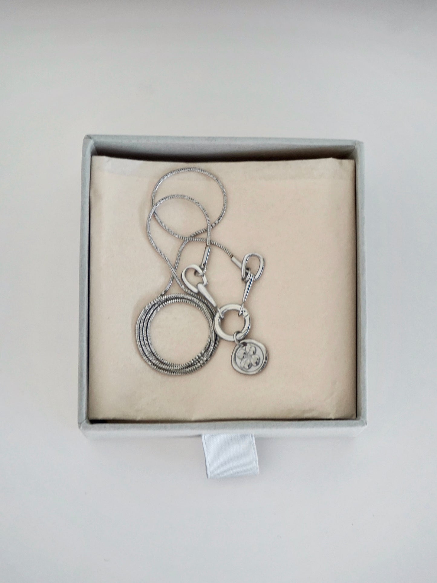 Lucky Charm Necklace in Silver, Third Tone jewelry brand