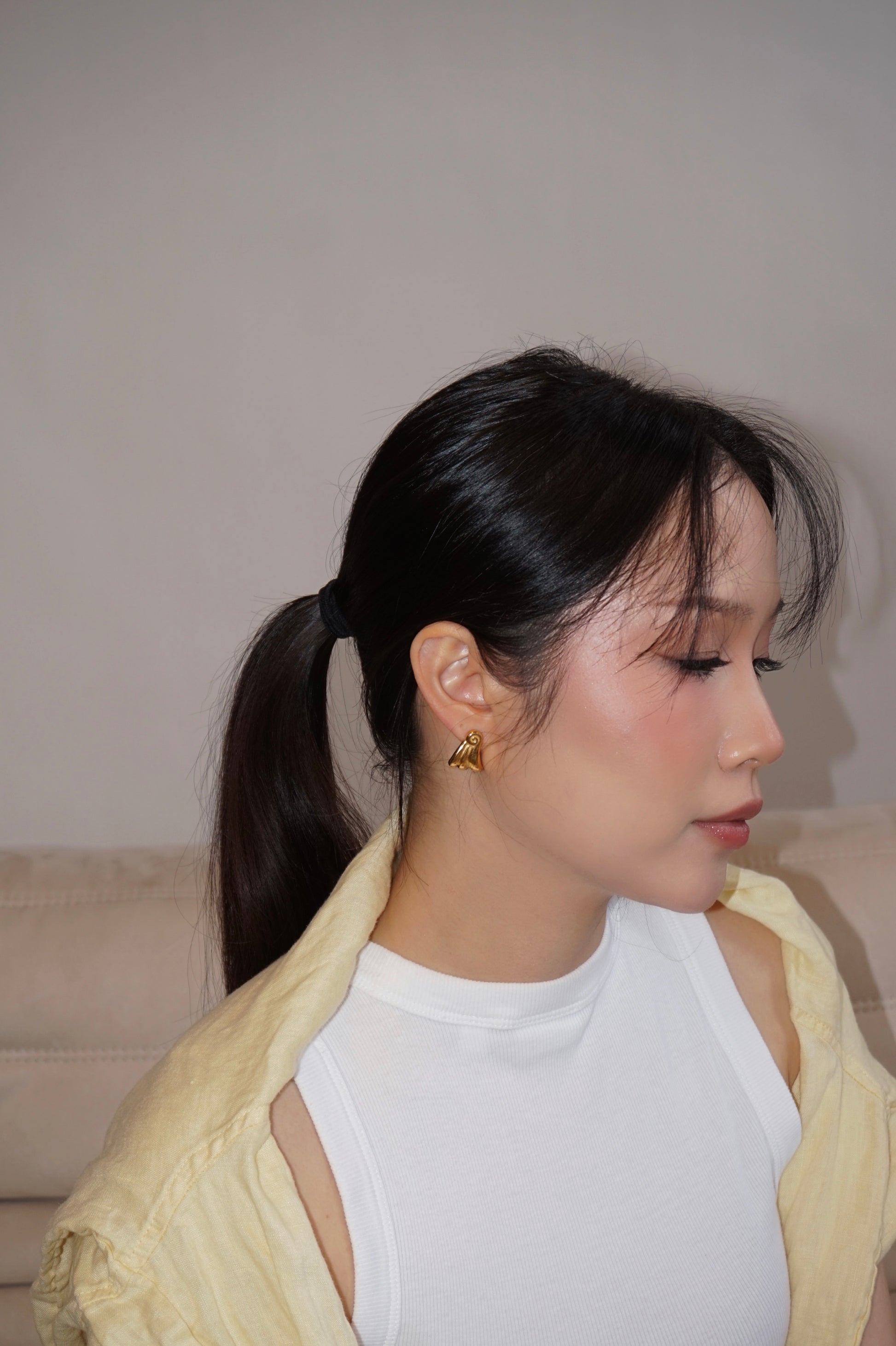 Nova Gold Earrings_Third Tone Jewelry
