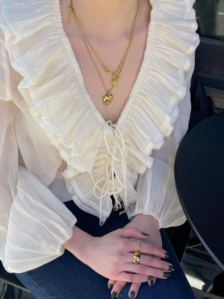 Lucky Charm Necklace in Gold