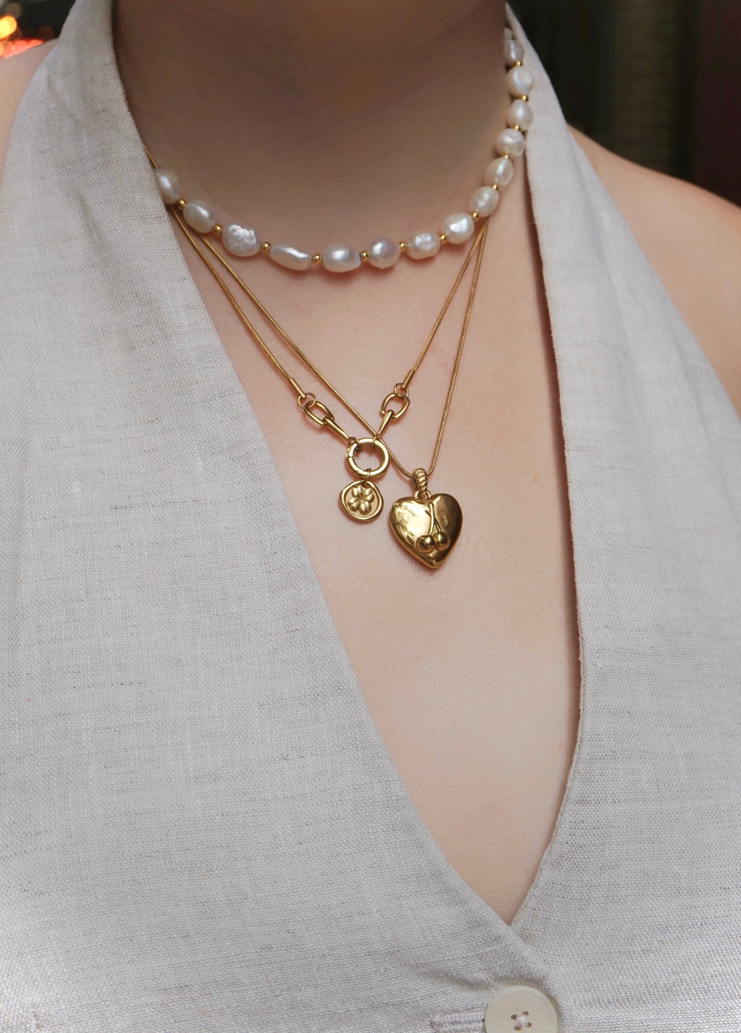 necklace stack inspo third tone jewelry brand