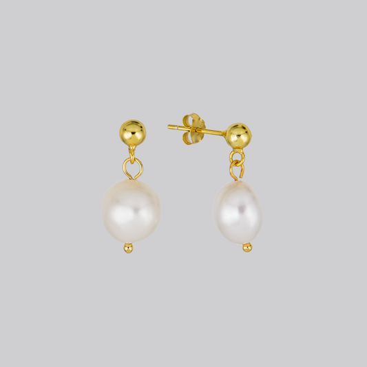 Perla Earrings in Gold