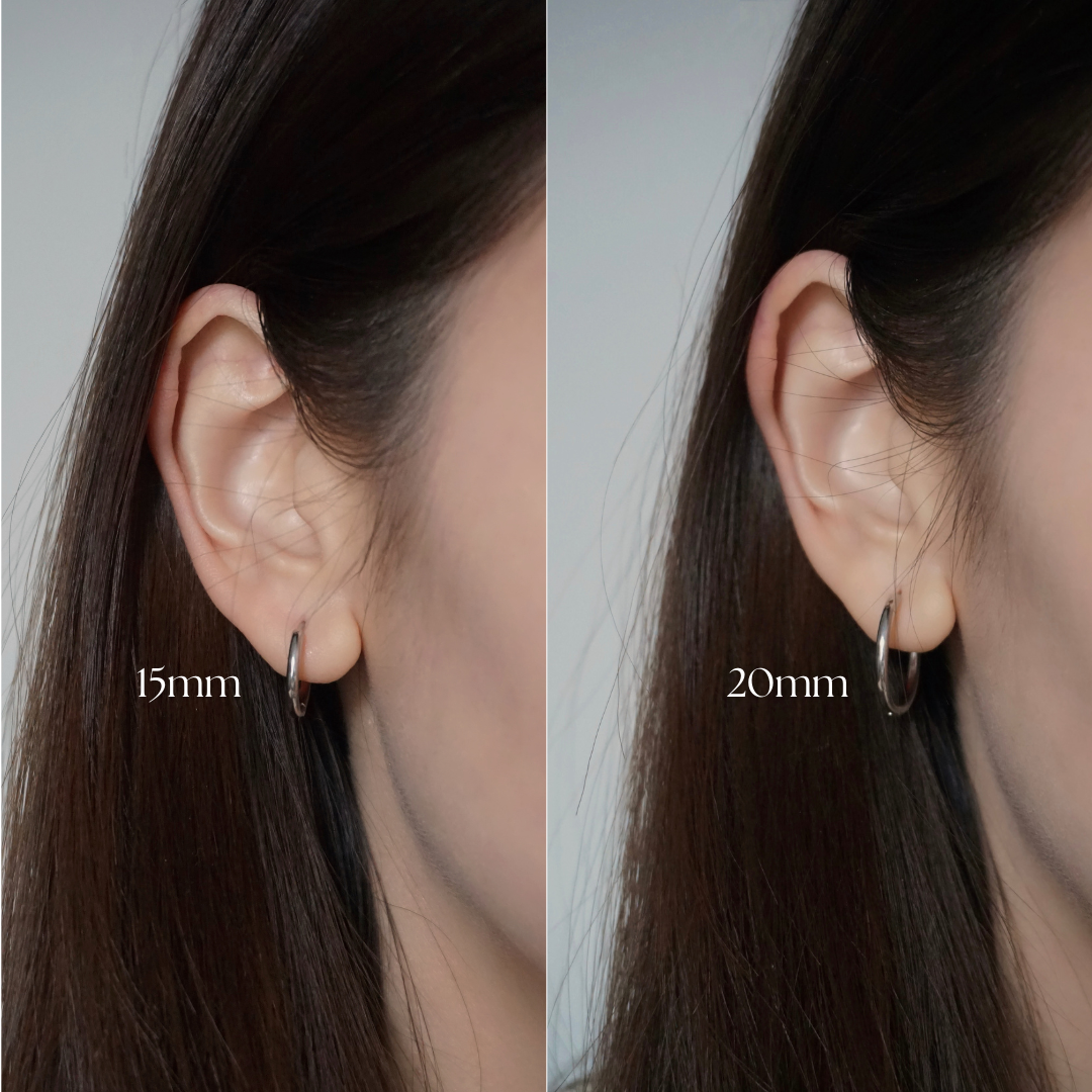 Everyday Medium Hoops in Gold