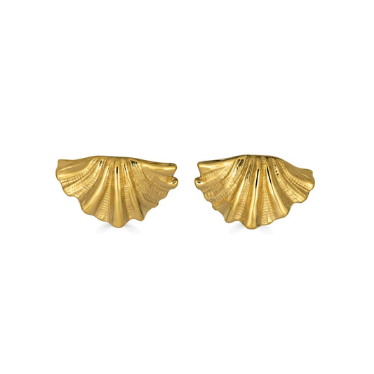 Shell Earrings in Gold