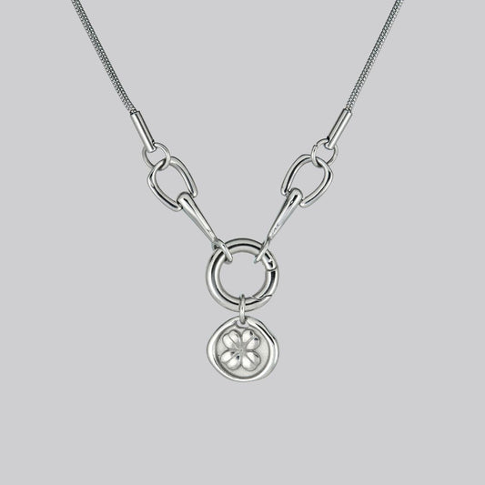 Lucky Charm Necklace in Silver