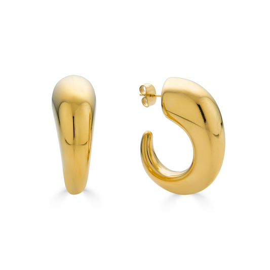 Cece Hoops in Gold