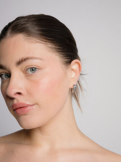 Raindrop Earrings in Silver