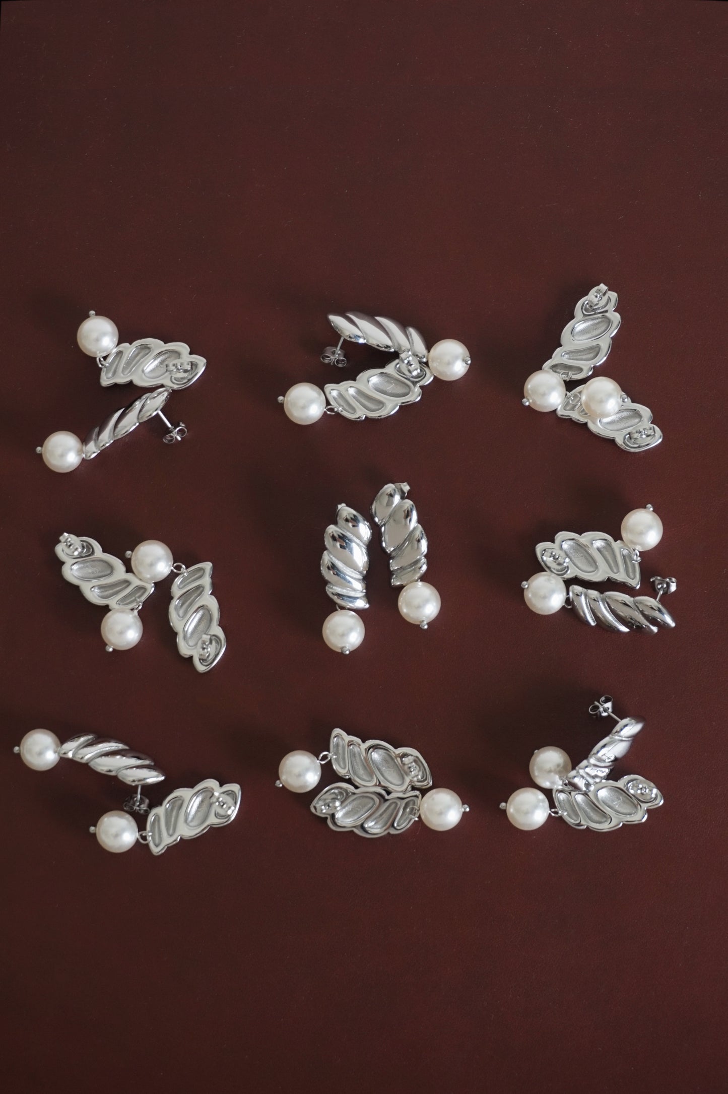 Wing Earrings in Silver