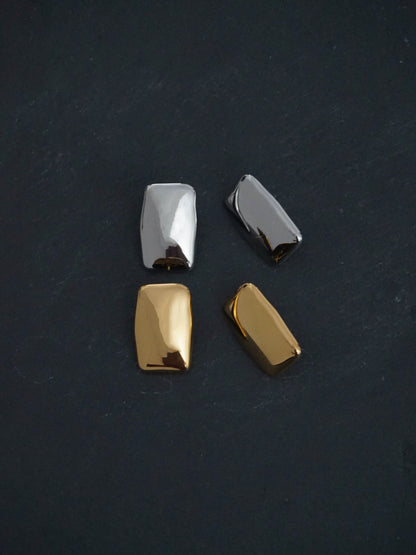 Polished Earrings in Silver