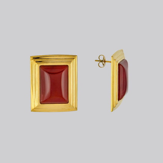 Scarlett Earrings In Gold Third Tone Jewelry