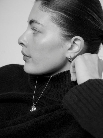 Raindrop Earrings in Mixed Metals