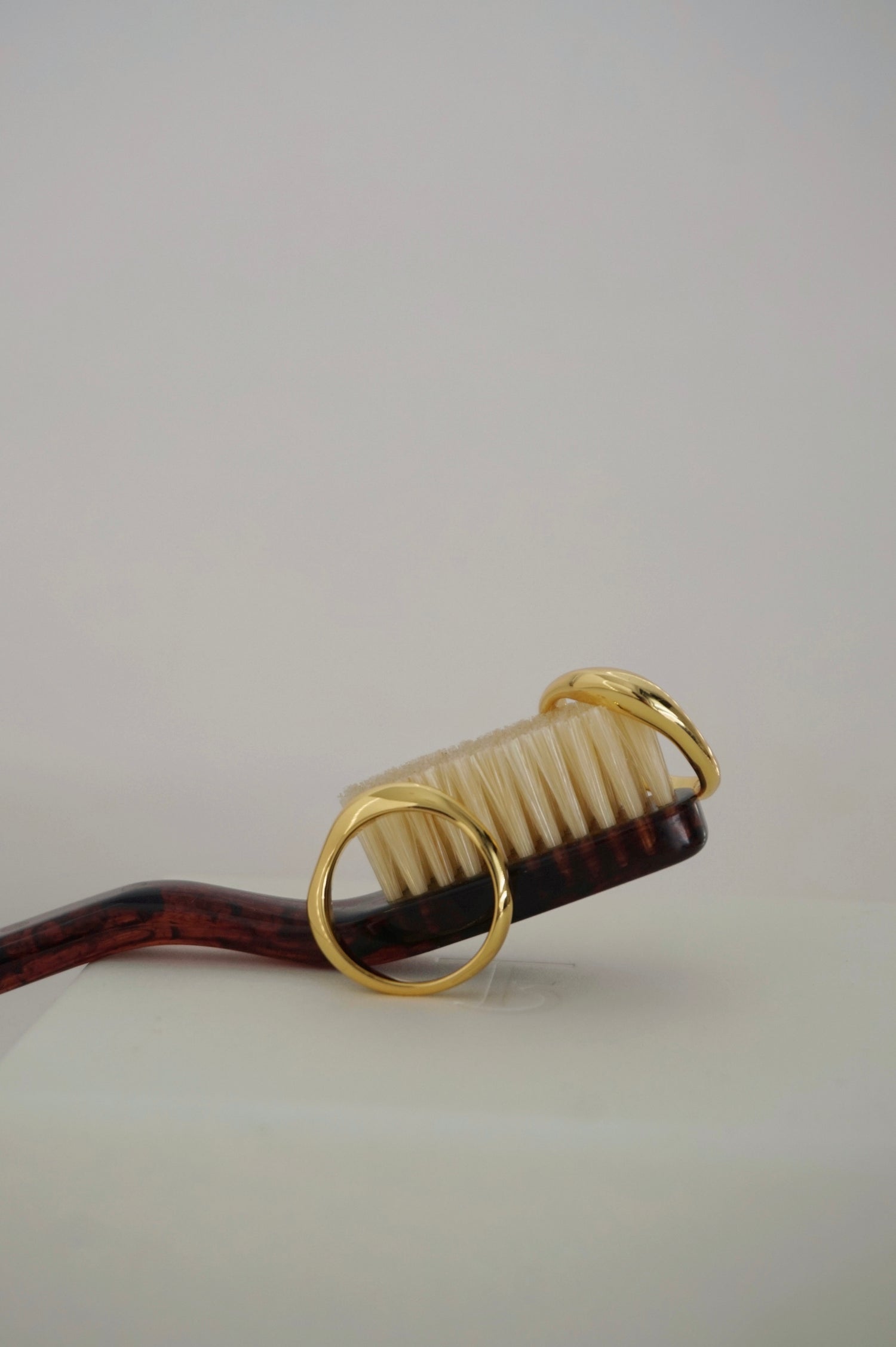 Cloud Ring styled with tortoise toothrbeush 