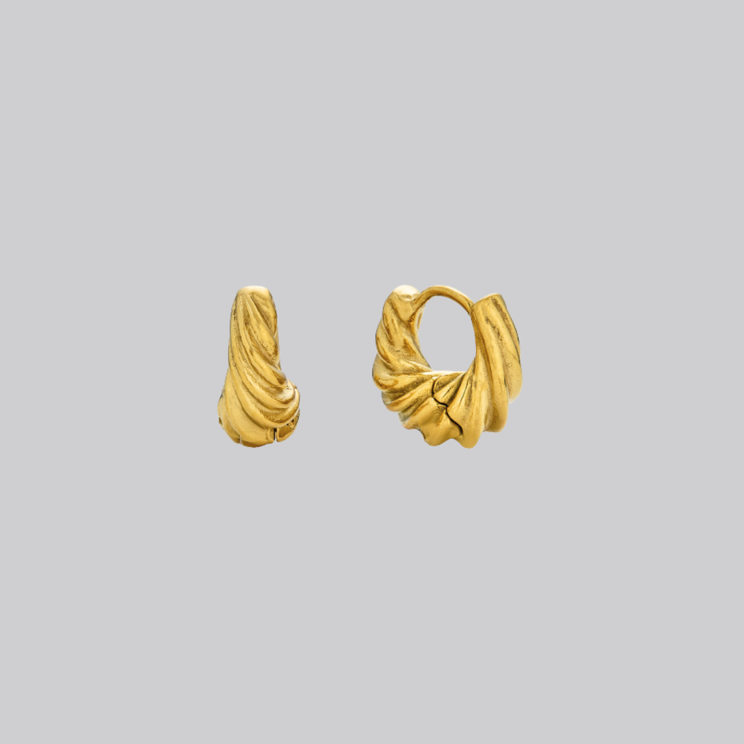 Mini Croissant Earrings