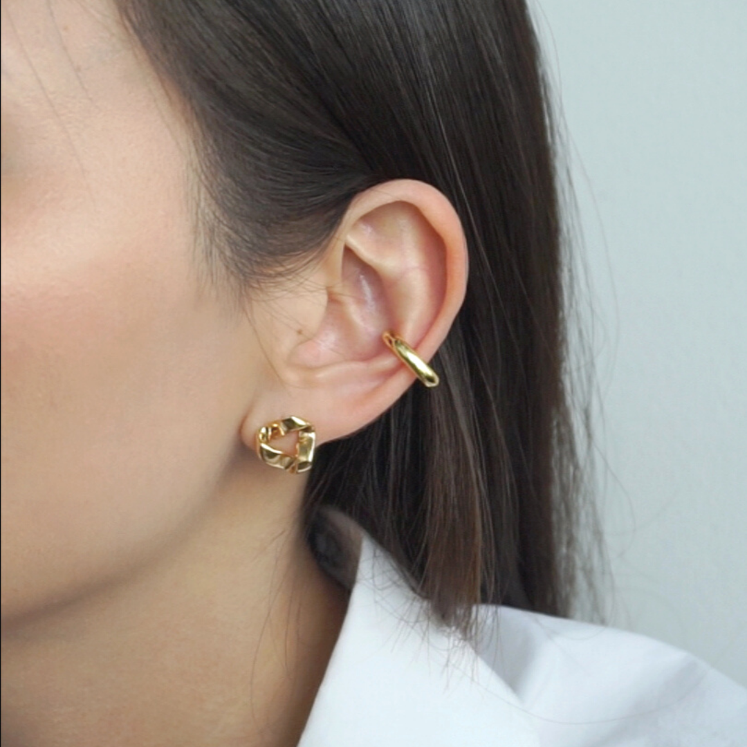 joan x ana luisa ear cuff. korean fashion chic jewelry. kira n misha ear cuff. Butterfly ear cuff