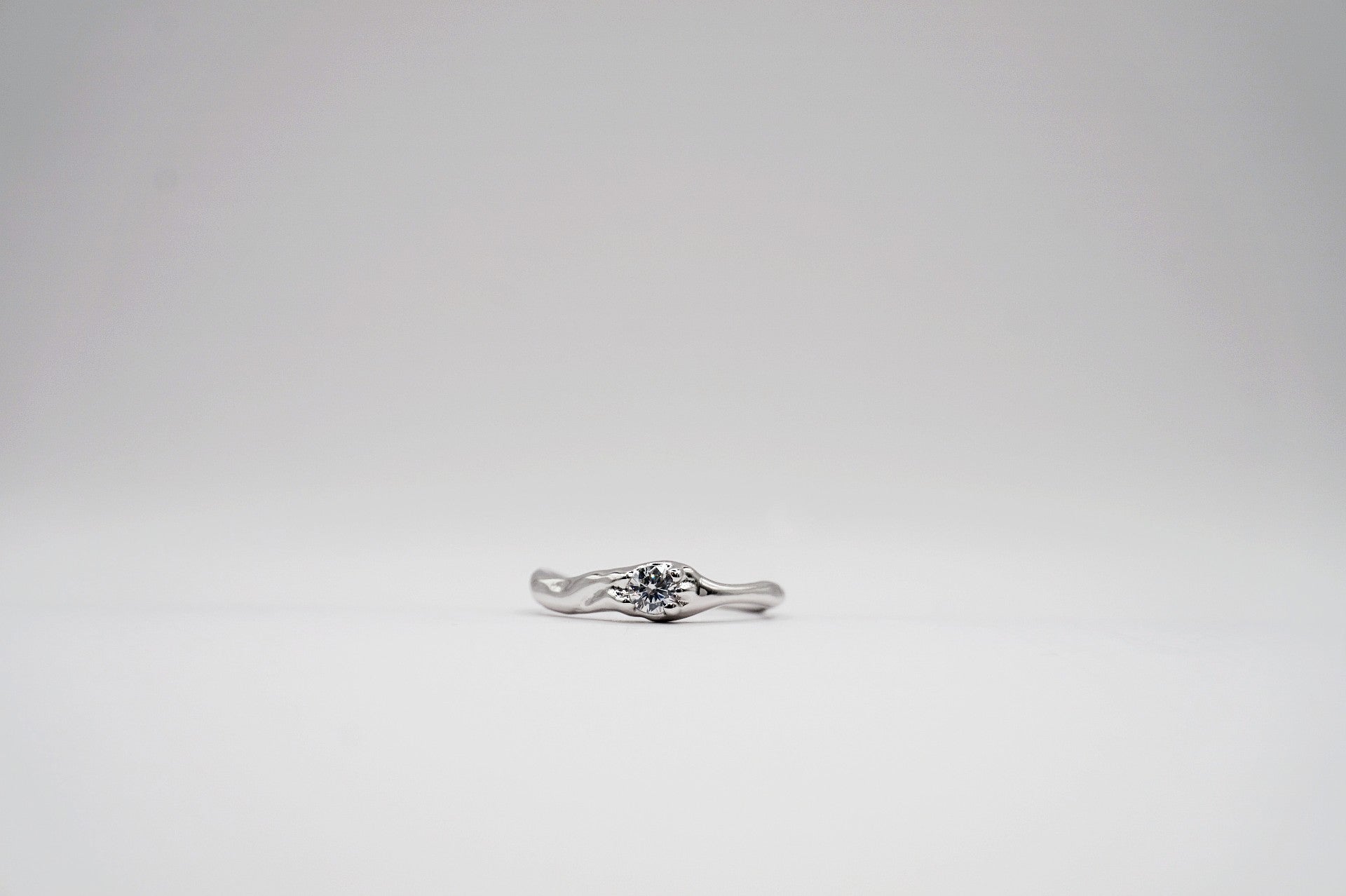 Emilia Ring from Third Tone. Simple dainty silver ring women.